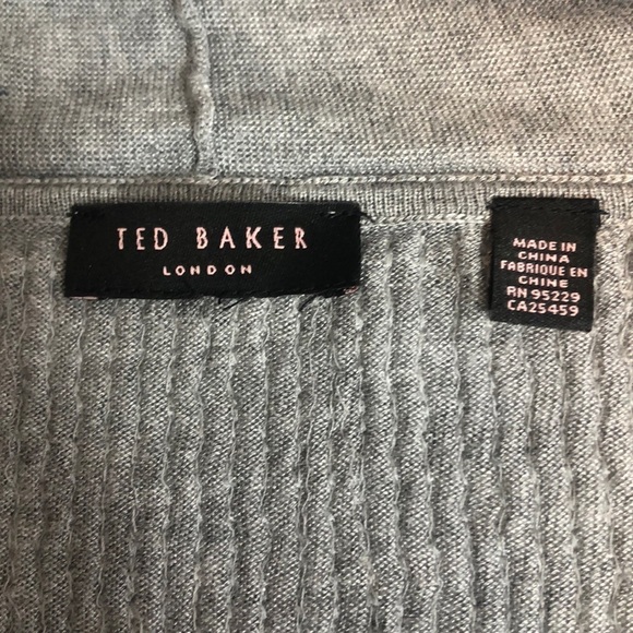 Ted Baker London Water Fall Sequin Back Cardigan Medium - Picture 4 of 9